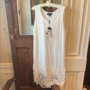 Charlie Paige White Lace Dress